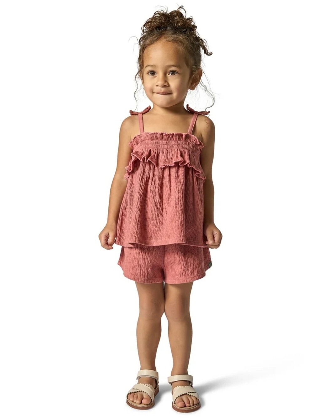 NWOT Modern Moments Toddler Girl Smocked Short Set, 5T